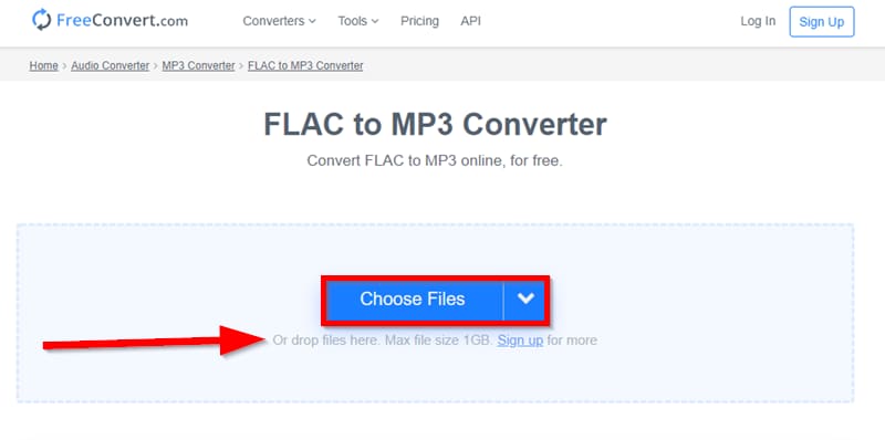 Upload FLAC Audio File